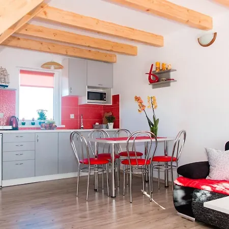 Ustka Letniskowy Zachod Slonca Feriehus