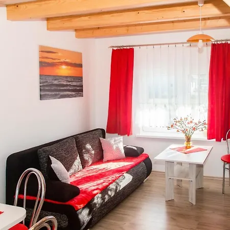 Ustka Letniskowy Zachod Slonca Feriehus Przewloka (Pomerania)