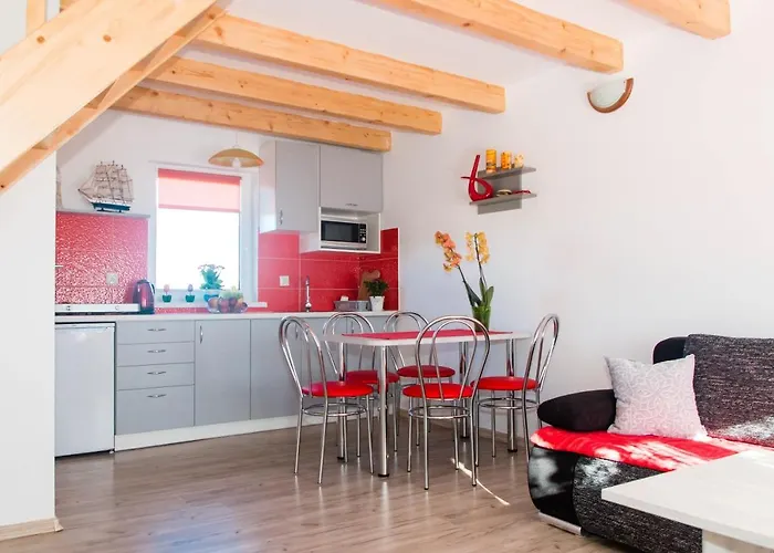 Ustka Letniskowy Zachod Slonca Feriehus