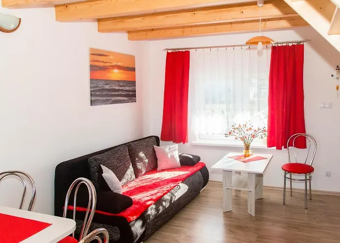 Ustka Letniskowy Zachod Slonca Feriehus Przewloka (Pomerania)